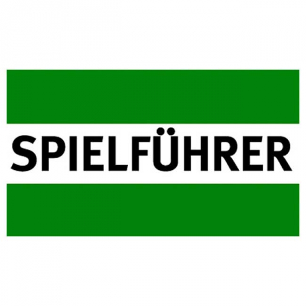 Spielführer-Armbinden - grün/weiß