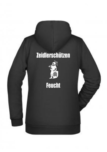 Hoodie Jacke OHNE Männchen Woman Zeidlerschützen Feucht