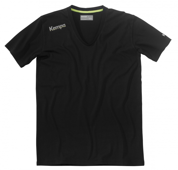 CORE BAUMWOLL T-SHIRT V-KRAGEN