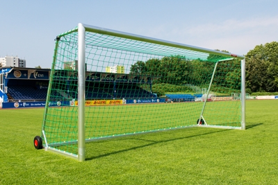 Jugend Fußball-Trainingstore ECO vollverschweißt mit Transportrollen