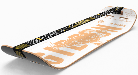Giboard Arctic Rocker, weiß, inkl. Jib Line