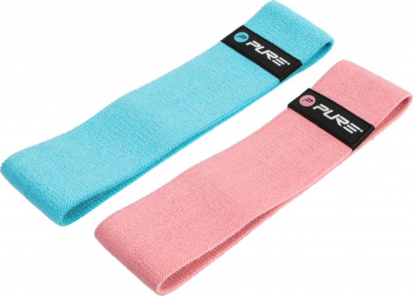 Fitnessband blau und rosa